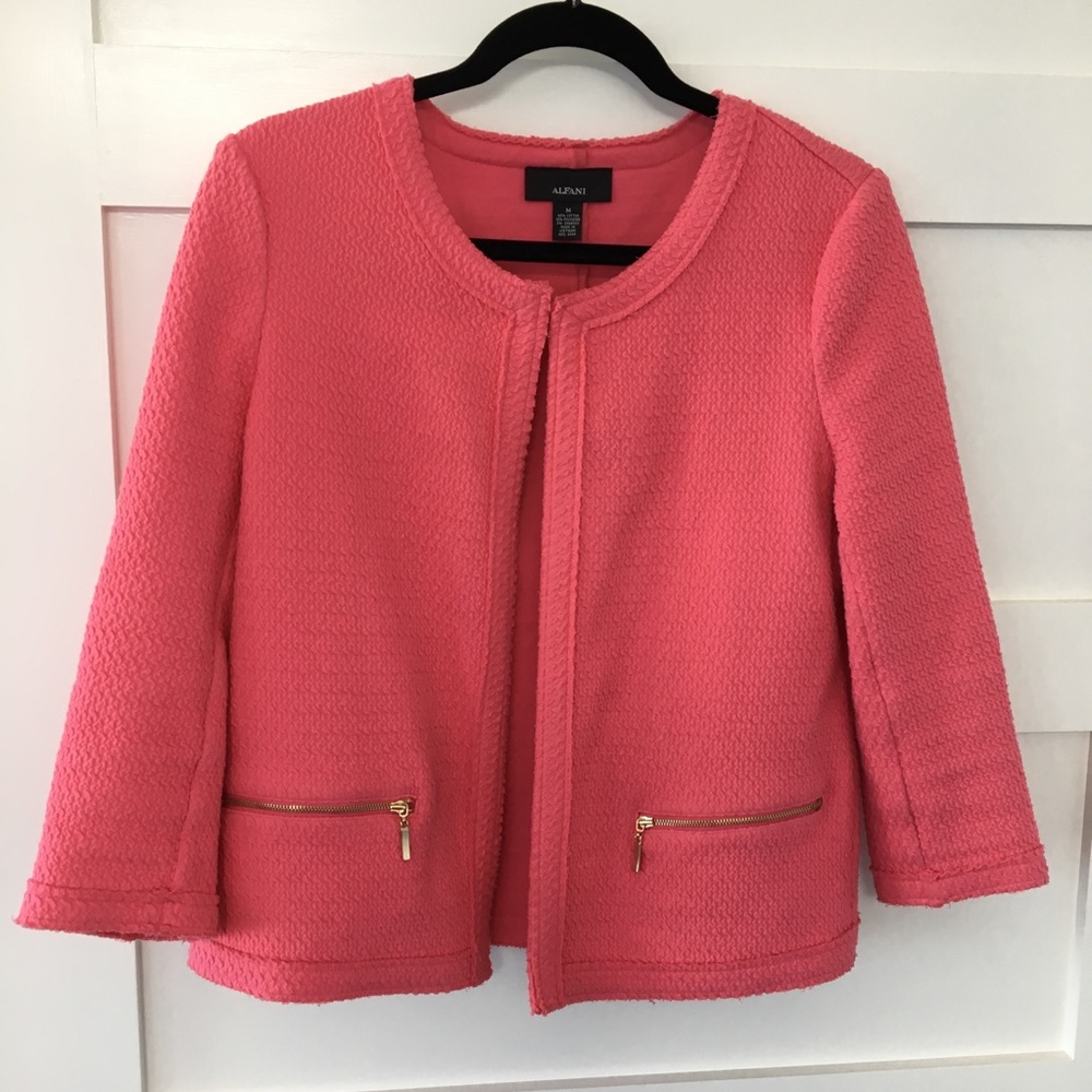 Alfani classic pink blazer